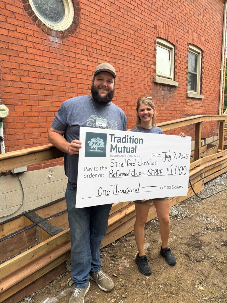 Heather’s Donation for the Stratford CRC SERVE Program